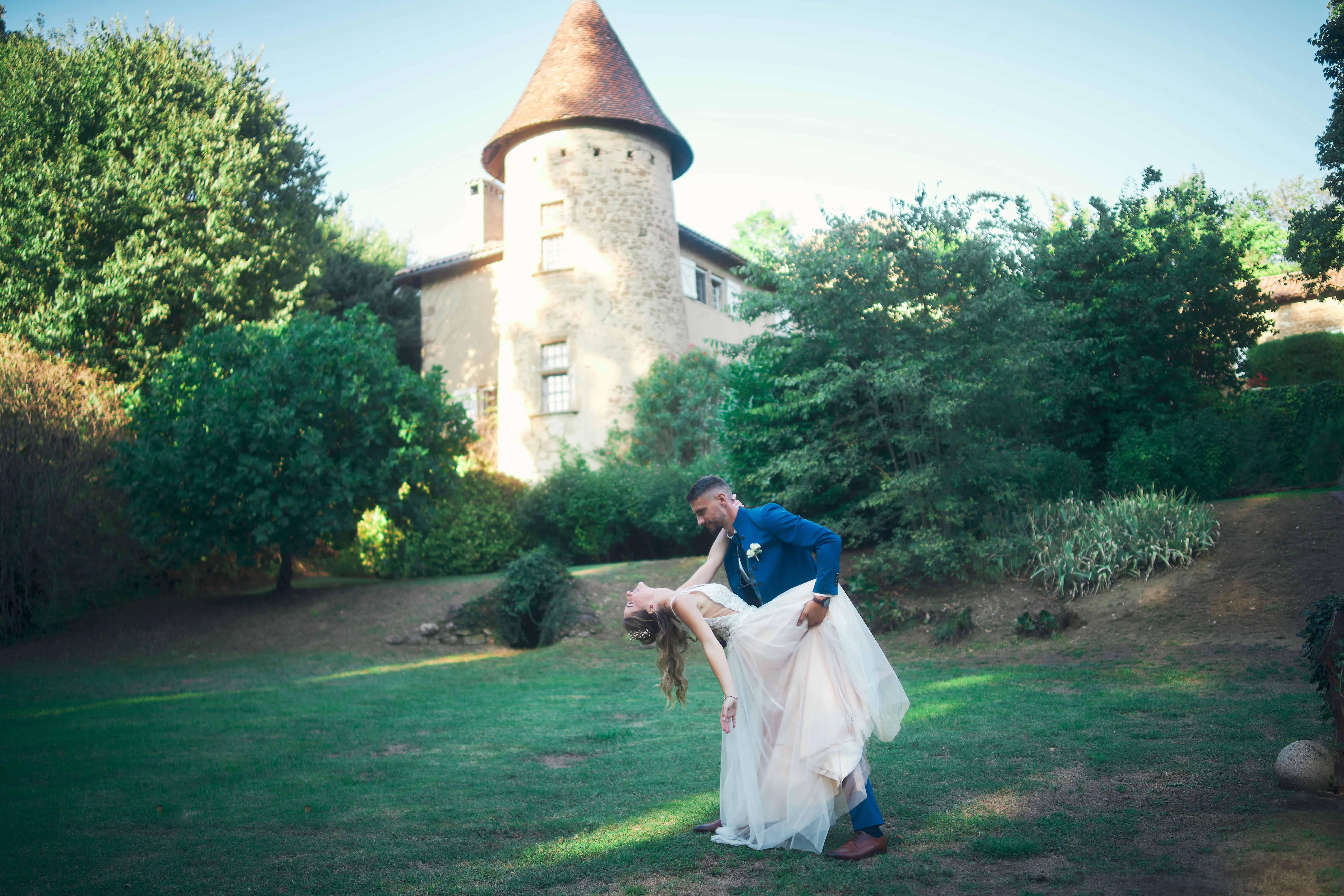 Mariage au Château Le Gâtelet à Peyrins.