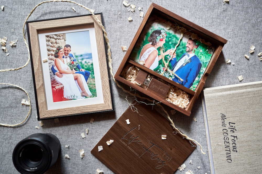Coffret photos cadeaux pour les mariages