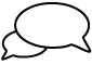 Logo bulle de conversation